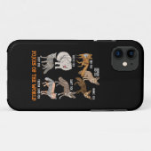 Foxes of the world Funny Fox Stuff Animals Educati Case-Mate iPhone Case (Achterkant (horizontaal))