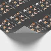 Foxes of the World Gift for Fox Lover Cadeaupapier (Hoek)