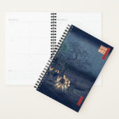 Foxes op Night Shrine Ukiyo-e Japans Kunst Planner (Display)