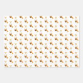 Foxes Perzik Waterverf Tissue Paper (Voorkant 3)