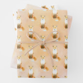 Foxes Perzik Waterverf Tissue Paper (In situ)