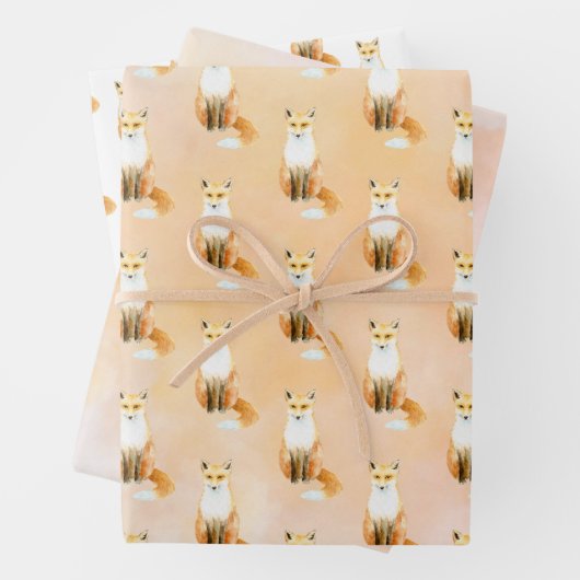 Foxes Perzik Waterverf Tissue Paper (In situ)