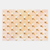 Foxes Perzik Waterverf Tissue Paper (Voorkant)