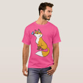 Foxes Schattige Kawaii Japanese Fox T-shirt (Voorkant volledig)