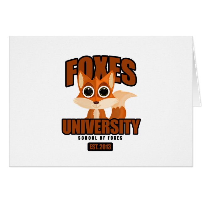 Foxes University (Voorkant Horizontaal)