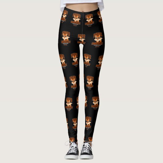 Foxes University Leggings (Voorkant)