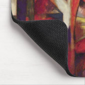 Foxes van Franz Marc,  Abstracte Cubistische kunst Muismat (Hoek)