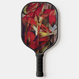 Foxes van Franz Marc, Abstracte Cubistische kunst Pickleball Paddle