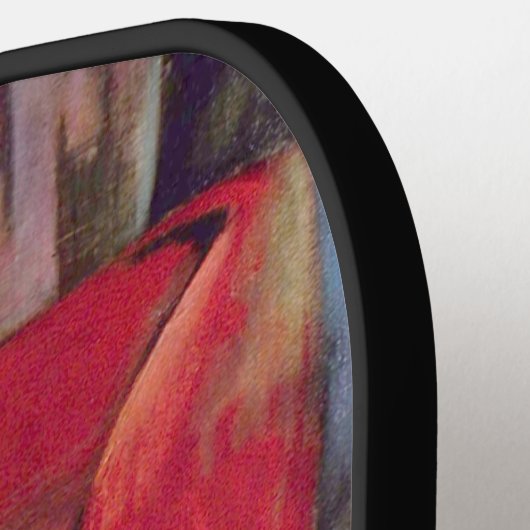 Foxes van Franz Marc, Abstracte Cubistische kunst Pickleball Paddle (Links Detail)