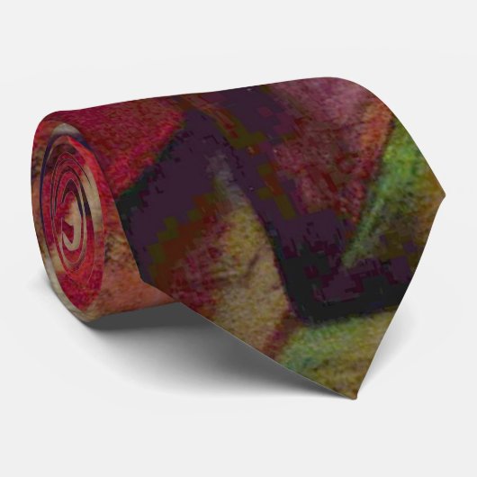 Foxes van Franz Marc,  Abstracte Cubistische kunst Stropdas (Opgerold)