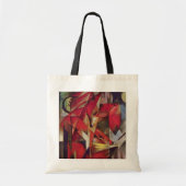 Foxes van Franz Marc,  Abstracte Cubistische kunst Tote Bag (Voorkant)