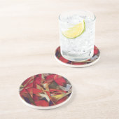 Foxes van Franz Marc,  Abstracte Cubistische kunst Zandsteen Onderzetter (Zijkant)