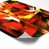 Foxes van Franz Marc Fine Art Poster (Hoek)