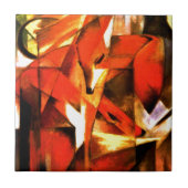 Foxes van Franz Marc Fine Art Tegeltje (Voorkant)