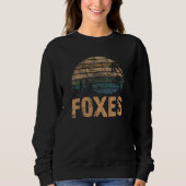 Foxes Vintage Sunset Distressed Trui (Voorkant)