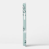 Foxes, vuurbomen, sneeuw, handgetekend. Kleurzeema Case-Mate iPhone Case (Achterkant / Rechts)