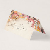  Foxes Wedding Place Card Visitekaartje (Voorkant)