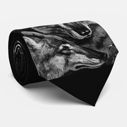 Foxes / Wolven / Coyotes ? Stropdas (Opgerold)