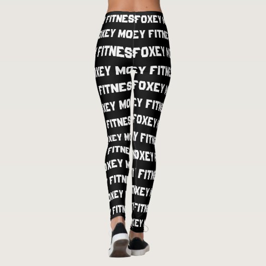 Foxey Moxey Fitness Multi-Print Leggings (Achterkant)