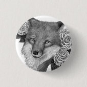 Foxflower Ronde Button 3,2 Cm (Voorkant)