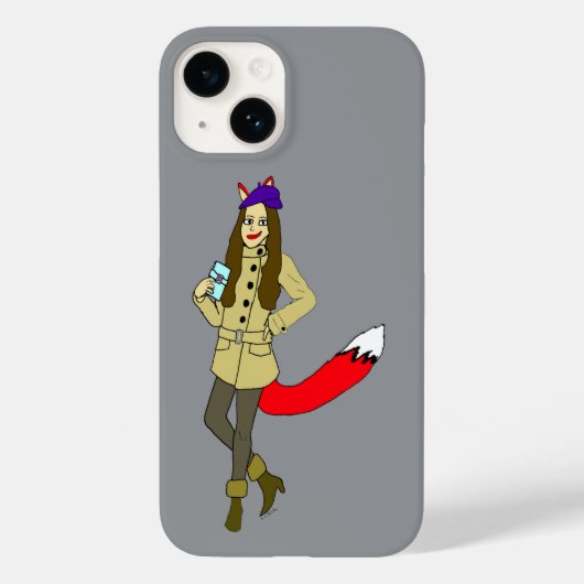 Foxgirl Case-Mate iPhone Case (Achterkant)