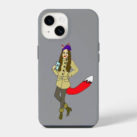 Foxgirl iPhone Hoesje (Achterkant)