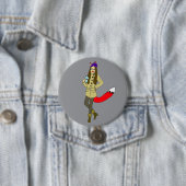 Foxgirl Ronde Button 7,6 Cm (In situ)