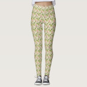 Foxglove and Shamrocks Leggings (Voorkant)