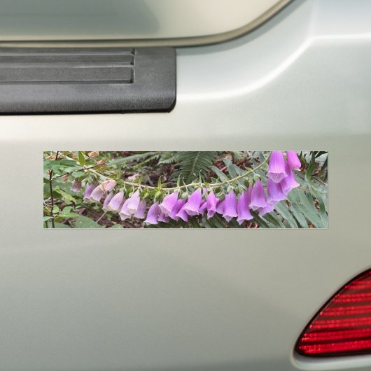 Foxglove bloem foto bumpersticker (Op auto)
