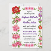 Foxglove Bloemen in het rijk van Liefde en Eenheid Kaart (Voorkant)