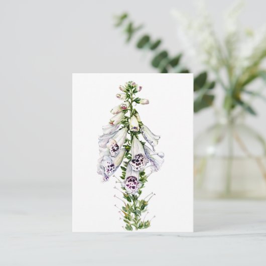 Foxglove Briefkaart (Staand voorkant)