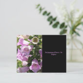 Foxglove Briefkaart (Staand voorkant)