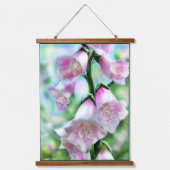 Foxglove Dahlia Bloementuin Bloemen Hangend Wandkleed (Voorkant 2)