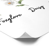 Foxglove Daisy Tulip Floral Poster (Hoek)