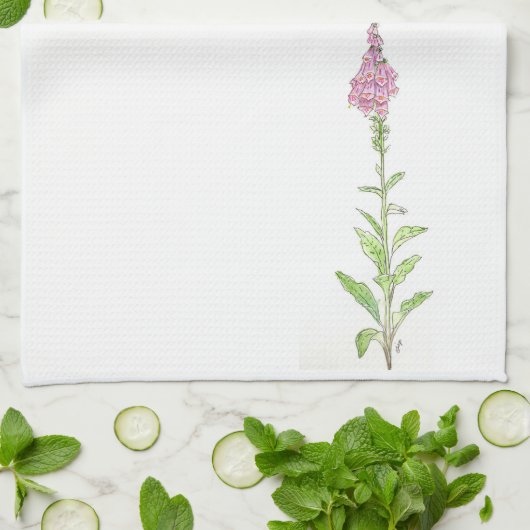 Foxglove Dish Towel Theedoek (Gevouwen)