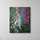 Foxglove fee canvas print (Voorkant)