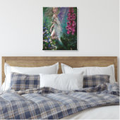 Foxglove fee canvas print (Insitu (Slaapkamer))