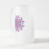 Foxglove Frosted Glass Mok (Voorkant links)