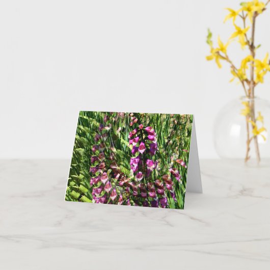 Foxglove Love..... Kaart (Gele Bloem)