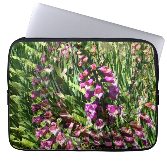 Foxglove Love.... Laptop Sleeve (Voorkant)
