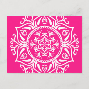 Foxglove Mandala Briefkaart