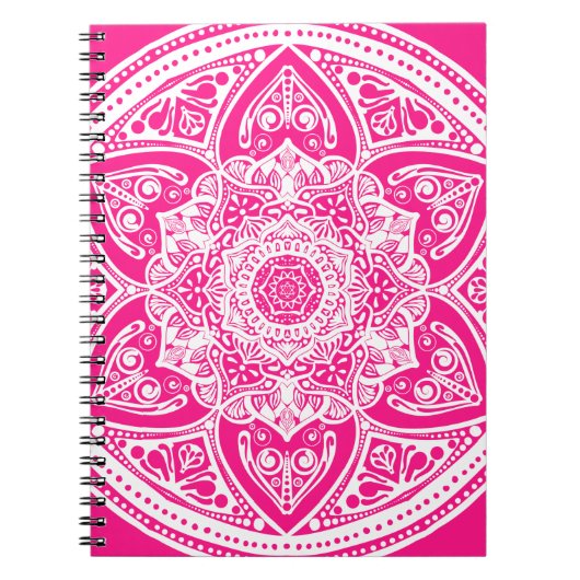 Foxglove Mandala Notitieboek (Voorkant)