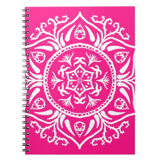 Foxglove Mandala Notitieboek (Voorkant)