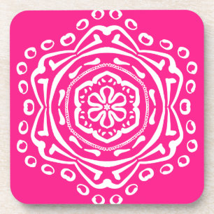 Foxglove Mandala Onderzetter