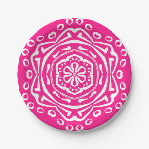 Foxglove Mandala Papieren Bordje