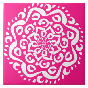 Foxglove Mandala Tegeltje