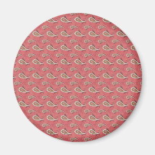 Foxglove Petal Paisley Pattern Magneet