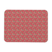 Foxglove Petal Paisley Pattern Magneet (Horizontaal)