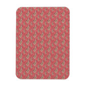 Foxglove Petal Paisley Pattern Magneet (Verticaal)