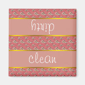 Foxglove Petal Paisley Pattern Magneet (Voorkant)